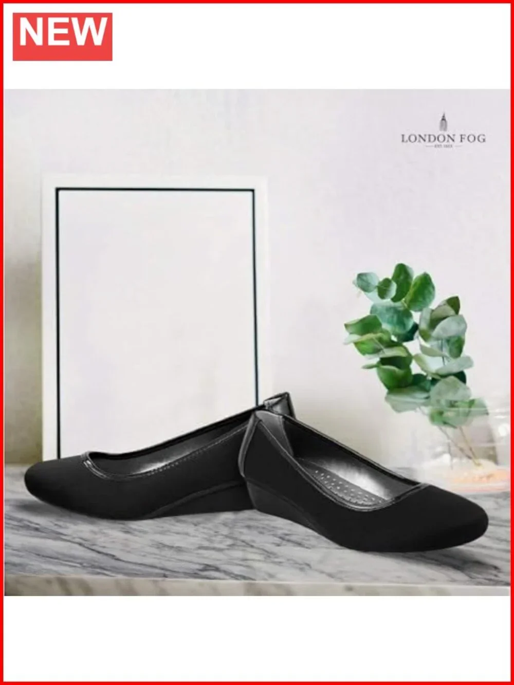 Neoprene Loafer Wedges with Cushioned Insole